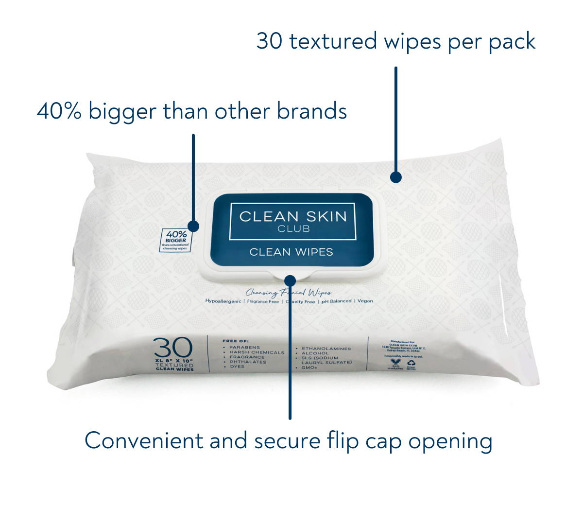Clean Wipes, 30ct